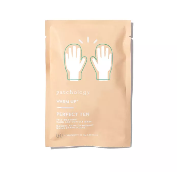 Peach hand mask