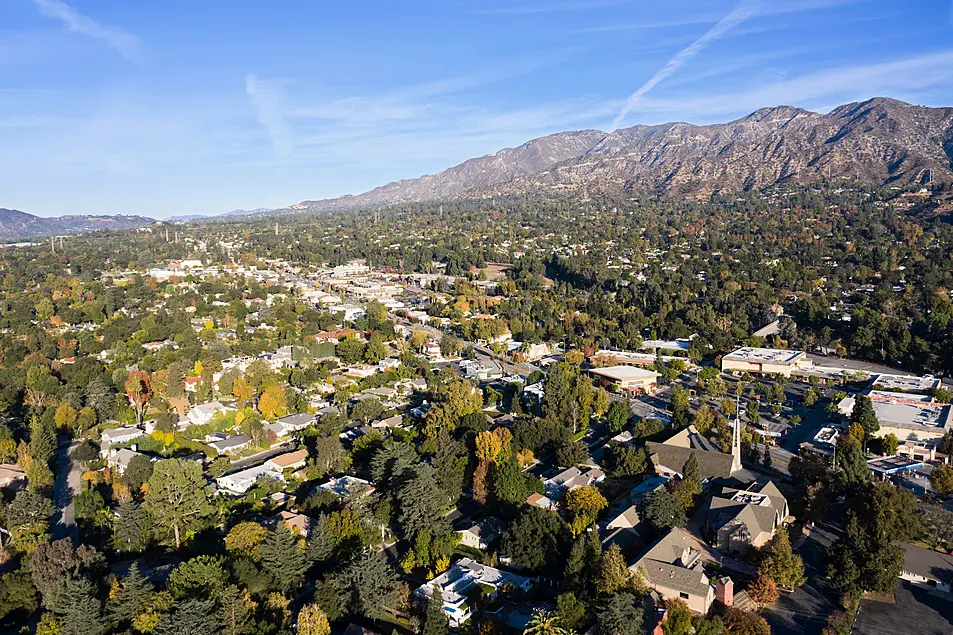 The San Gabriel Mountains in California