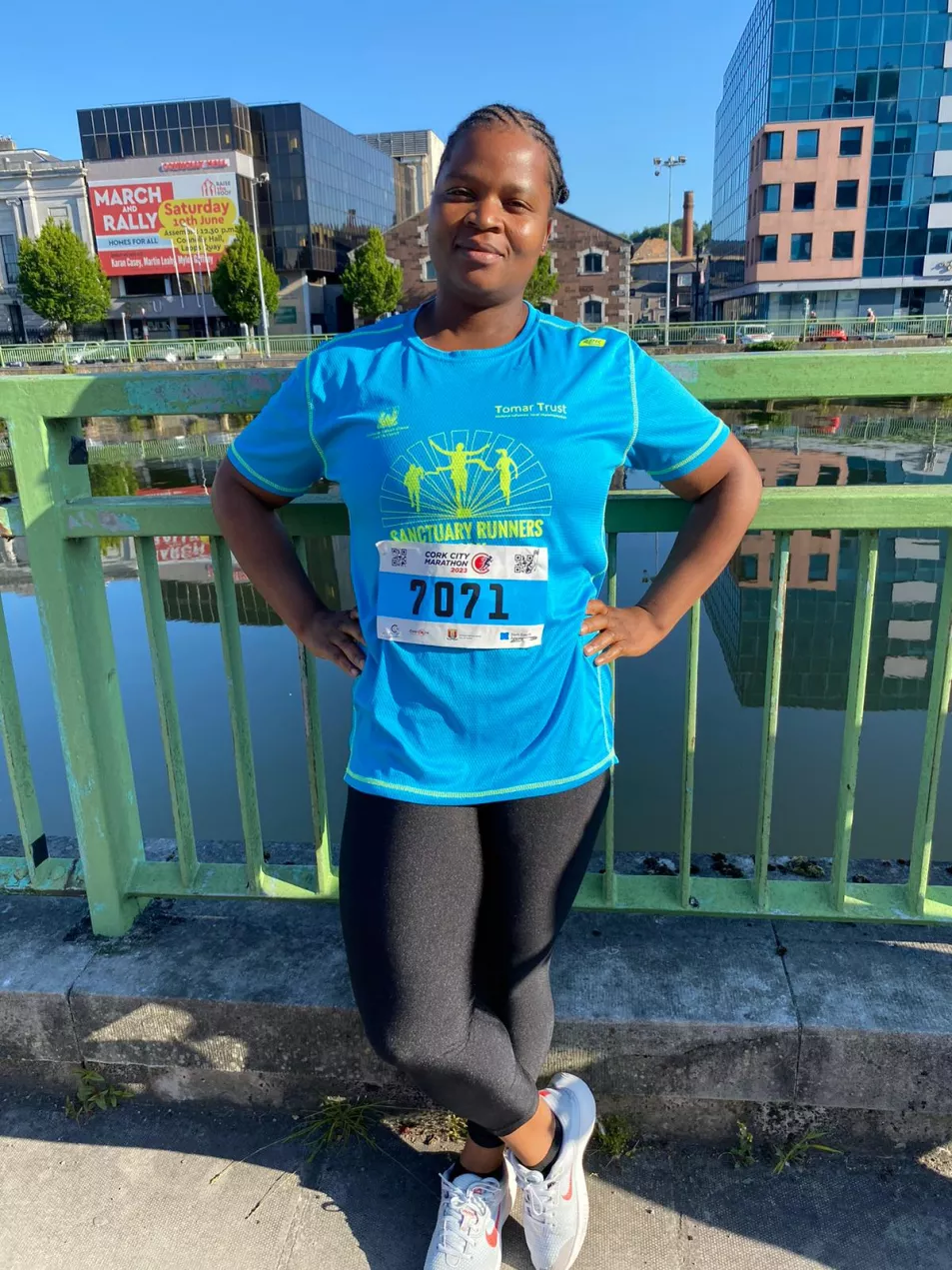 Thembi Tshuma said Sanctuary Runners means 'the world' to her