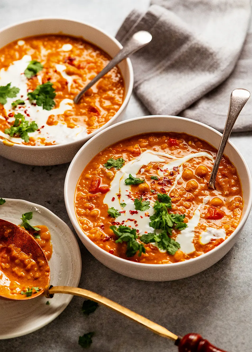 Indian lentil coconut stew-soup from RecipeTin Eats: Tonight