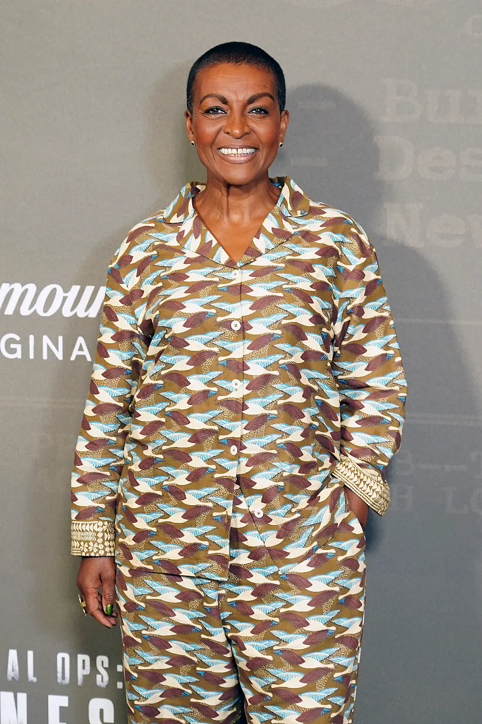 Adjoa Andoh arrives for a screening of the Paramount+ series Special Ops