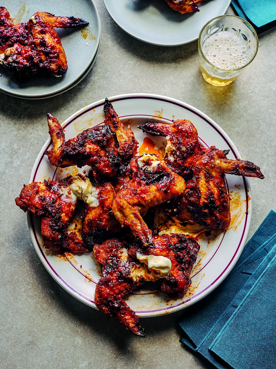 Gino D’Acampo’s devilled chicken wings with smoked paprika and honey (Haarala Hamilton/PA)