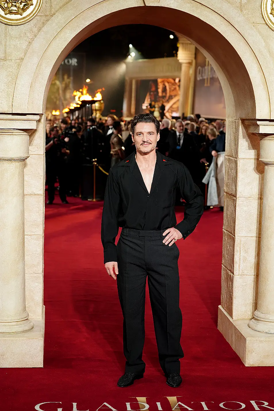 Pedro Pascal attending the Royal Film Performance 