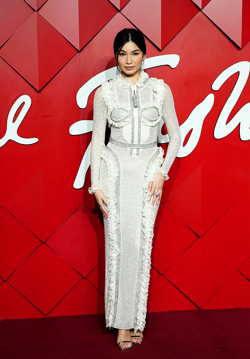 Gemma Chan attends the Fashion Awards, presented by the British Fashion Council, at the Royal Albert Hall in London. Picture date: Monday December 2, 2024.