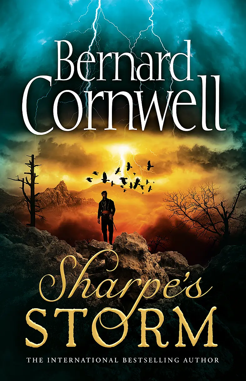 Book jacket of Sharpe's Storm by Bernard Cornwell (HarperCollins/PA)