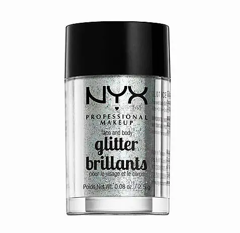 Loose silver glitter