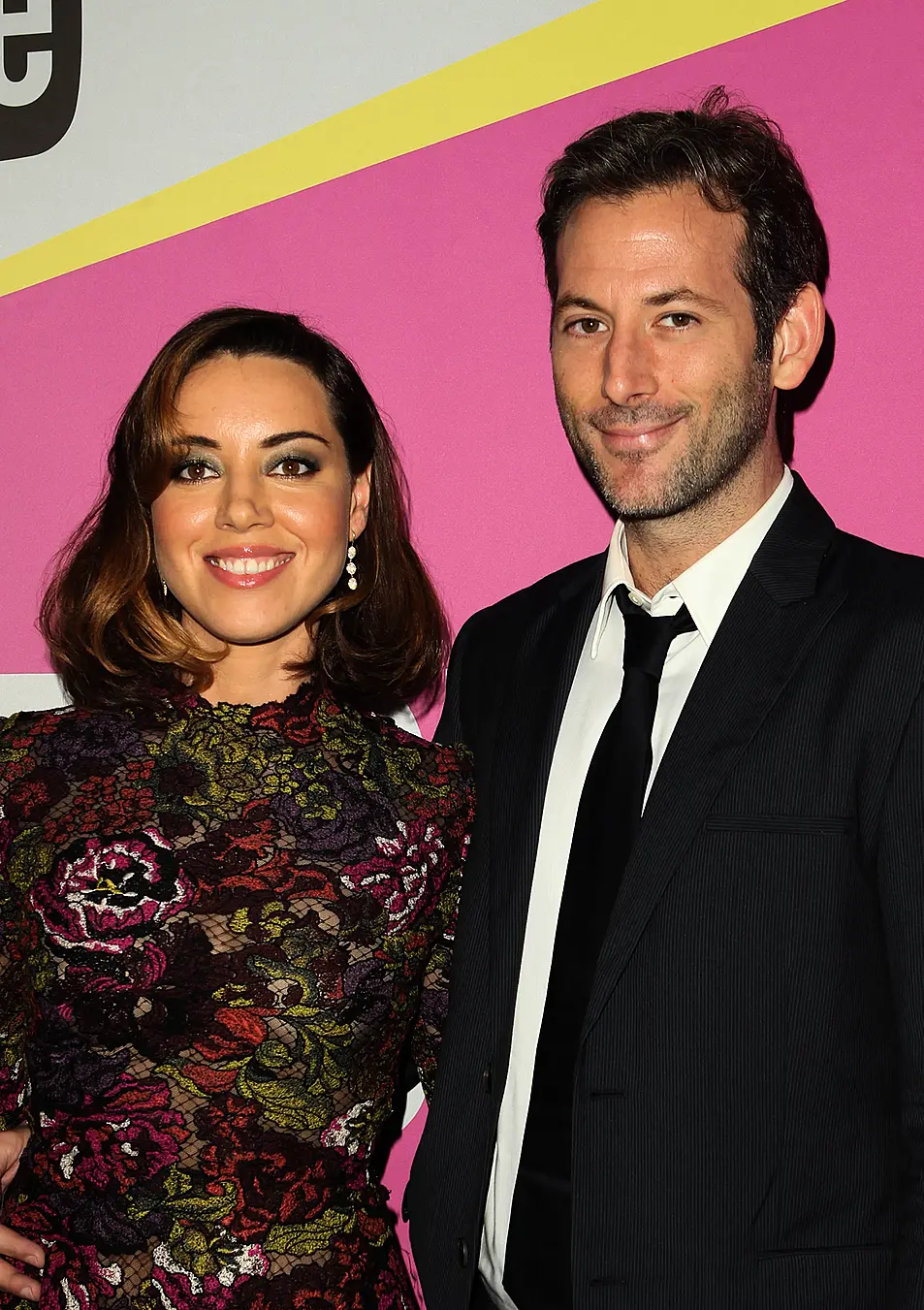 Aubrey Plaza, right, and Jeff Baena at the Sundance Festival in 2014