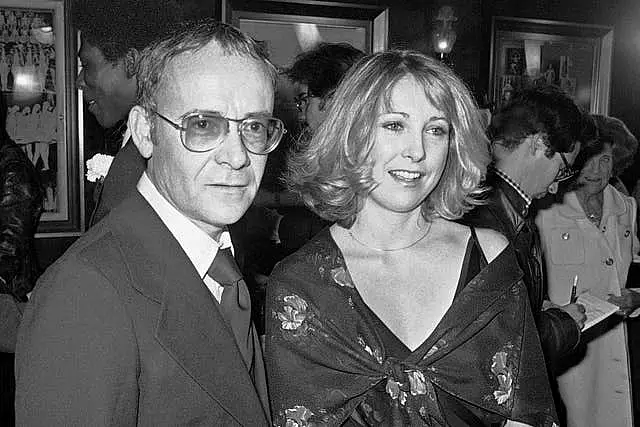 Buck Henry and Teri Garr appear at the opening of Close Encounters Of The Third Kind in New York in 1977