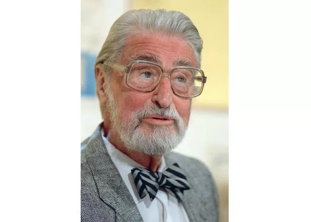American author, artist and publisher Theodor Seuss Geisel, also known by his pen name Dr Seuss, in 1987 