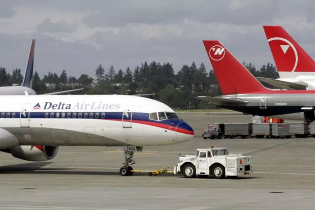 A Delta Airlines jet 