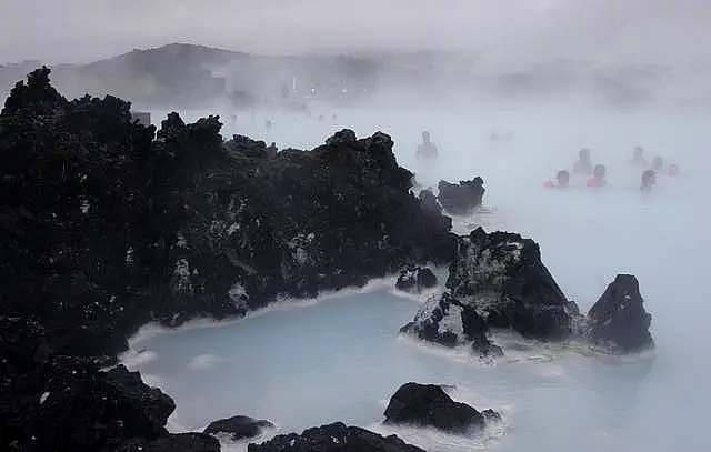 Lagoa Azul na Islândia