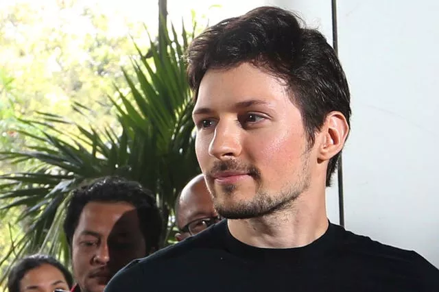 Telegram co-founder Pavel Durov appears at an event in Jakarta, Indonesia in 2017 