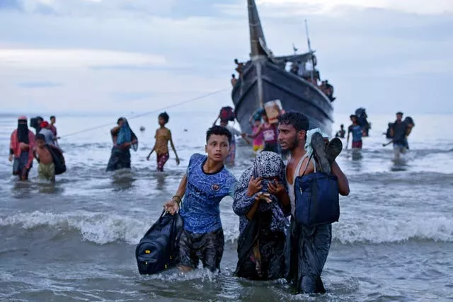 Rohingya em fuga