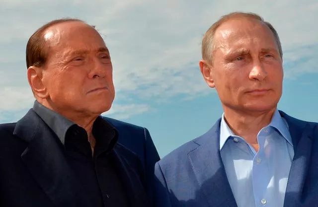 Berlusconi and Putin 
