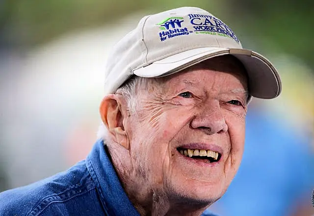 Former president Jimmy Carter in 2015