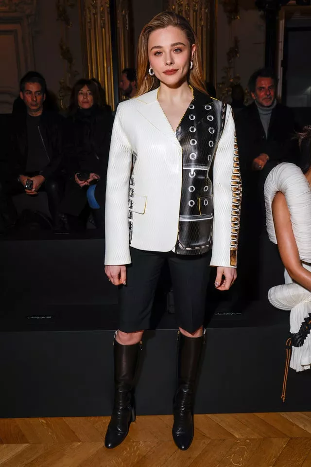 Chloe Grace Moretz attends the Louis Vuitton Womenswear Fall/Winter 2022/ 2023 show as part of Paris Fashion Week on March 07, 2022 in Paris, France.  Photo by Laurent Zabulon/ABACAPRESS.COM Stock Photo - Alamy