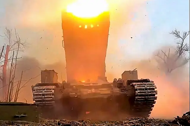 Artillery fire