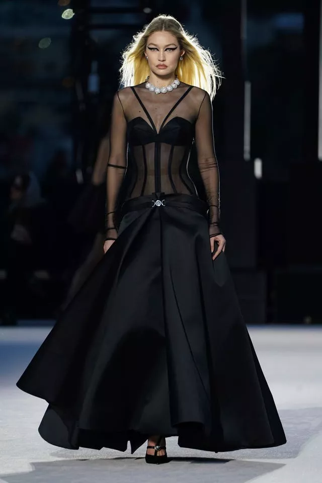 Gigi Hadid on the Versace Runway at Milan Fashion Week, The Most Memorable  Runway Looks From Fashion Week So Far