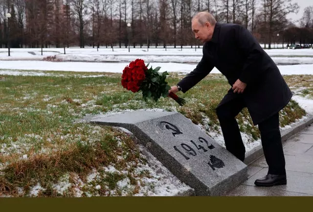 Russia Leningrad Siege Putin