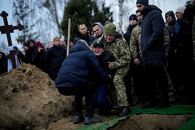 Funeral scene