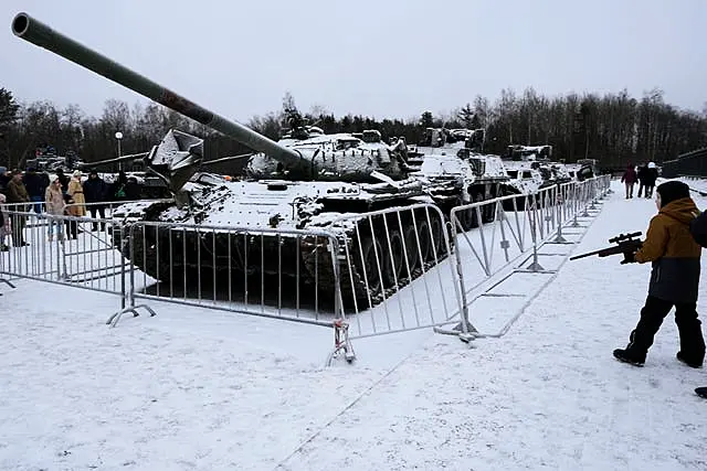 Russian tank exhibition