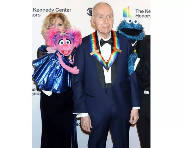 Lloyd Morrisett appears with muppet characters at the 42nd Annual Kennedy Centre Honours at the Kennedy Centre in 2019