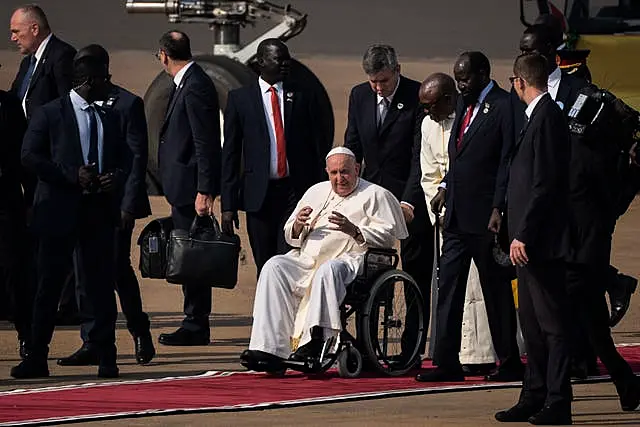 South Sudan Pope