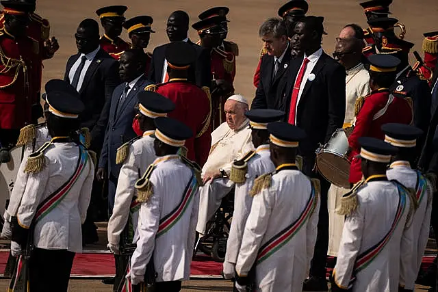 South Sudan Pope