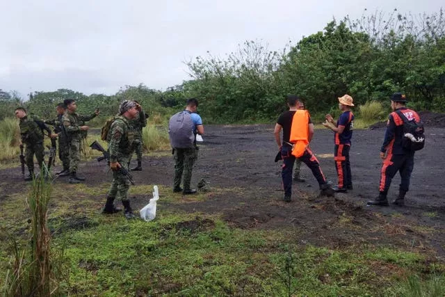 Rescuers prepare to search for the missing plane