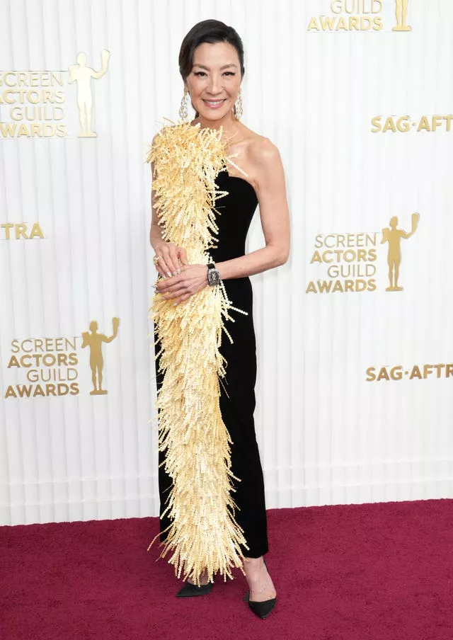 Michelle Yeoh arrives at the 29th annual Screen Actors Guild Awards