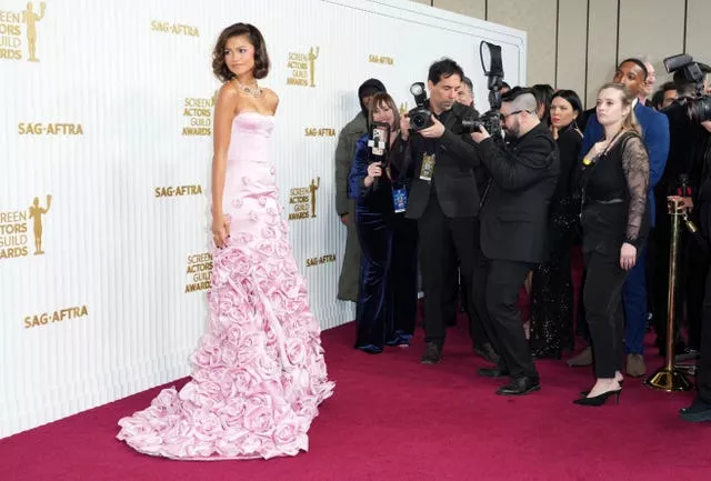 Zendaya arrives at the 29th annual Screen Actors Guild Awards