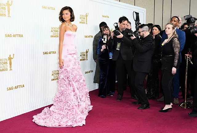 Zendaya arrives at the 29th annual Screen Actors Guild Awards