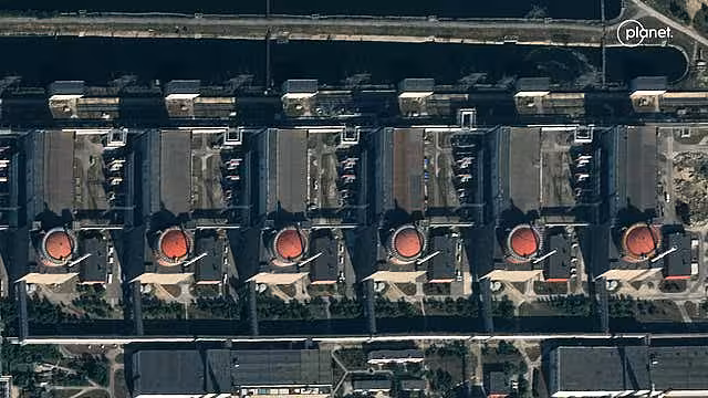 The Zaporizhzhia facility on July 2 2023
