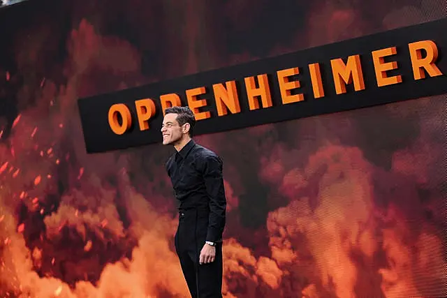 Rami Malek Oppenheimer premier