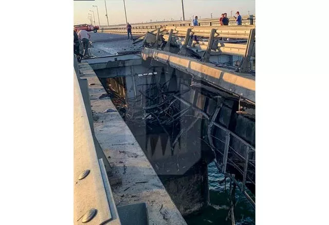 Ukraine bridge attack