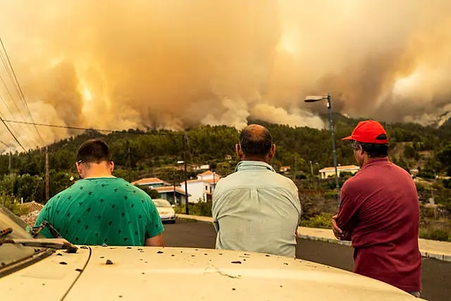 Spanish wildfires