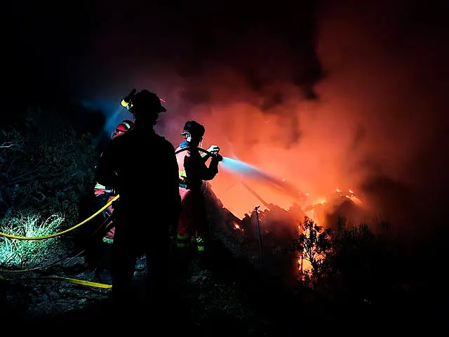 Spanish wildfires