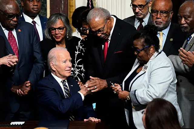 APTOPIX Biden Monument Emmett Till