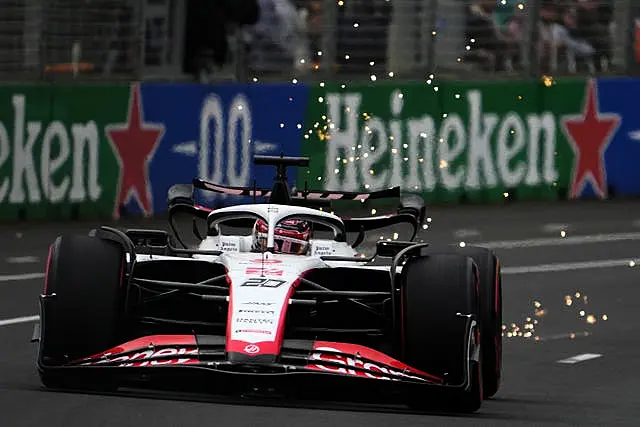 Magnussen's crash sparked chaotic scenes