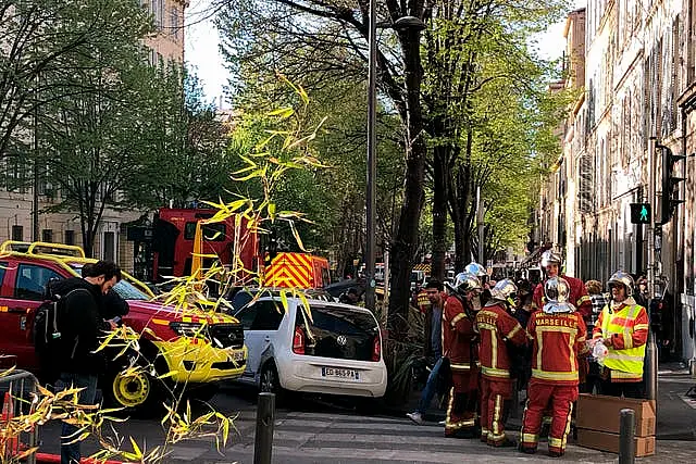 France Marseille Building Collapse