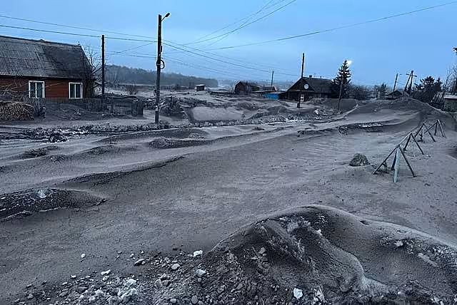 Russia Volcanic Eruption