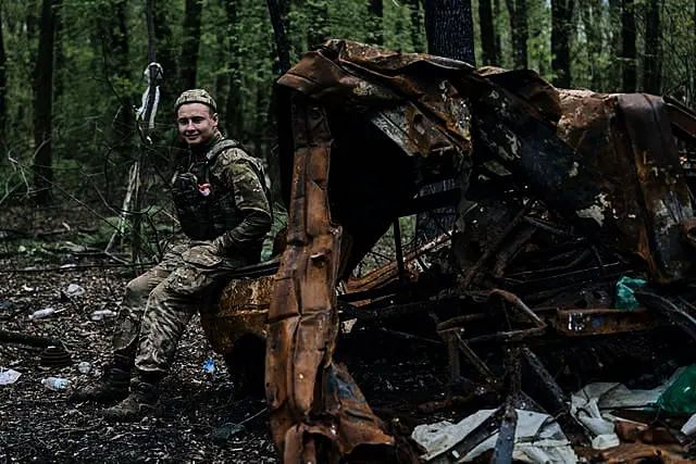 Ukrainian soldier