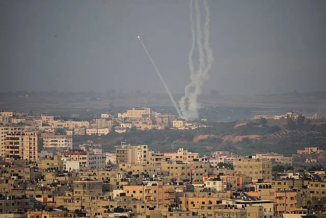 Rocket fire in Gaza