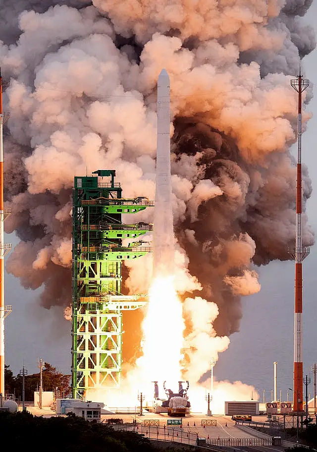 South Korea launched a commercial-grade satellite for the first time