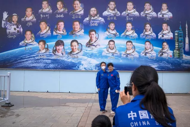 China Space mission billboards