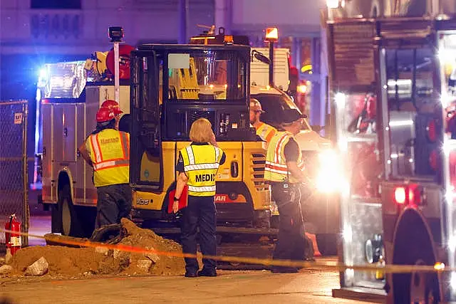 Building collapse in Iowa