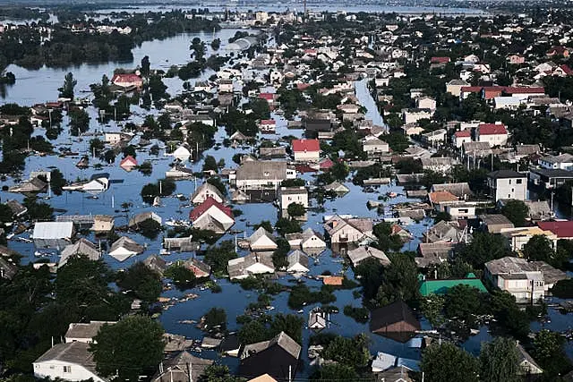 Flooded streets