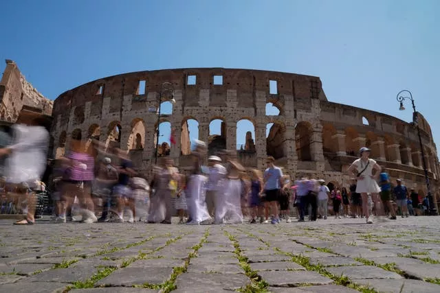Italy Colosseum Vandals