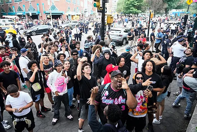 Union Square Crowd