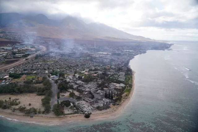 Hawaii Wildfires damage